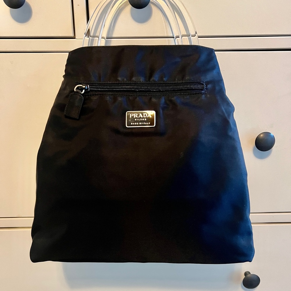 Authentic Prada Reversible|Canvas|Nylon Tote Bag. - image 1